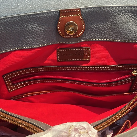 Dooney & Bourke Pebble Grain Tote Grey - Picture 5 of 7